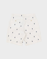 Vintage Polo Ralph Lauren Repeat Pony Embroidered Relaxed Fit Chino 'Prospect' Shorts - W33