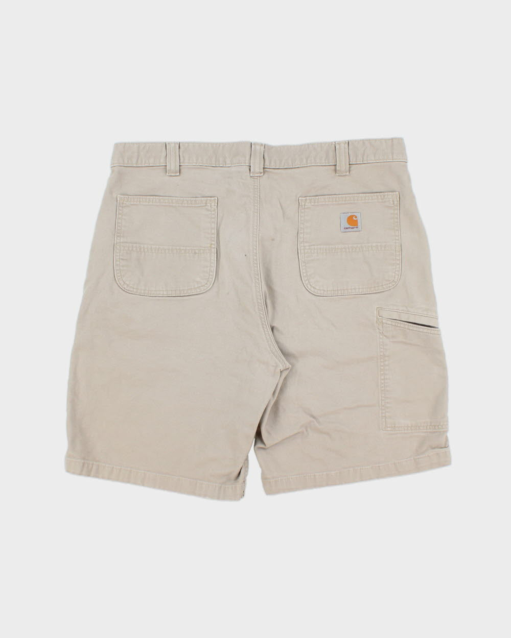 Vintage Carhartt Desert Khaki Rugged Flex Relaxed Fit Canvas Work Shorts - W38
