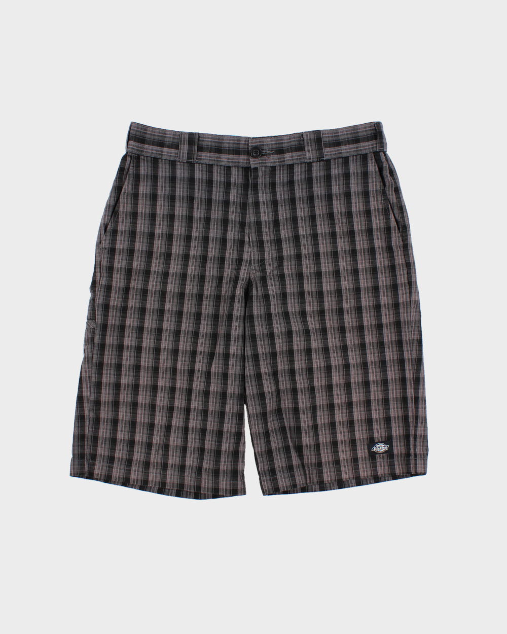 Vintage Dickies 13" Plaid Regular Fit Canvas Work Shorts - W34
