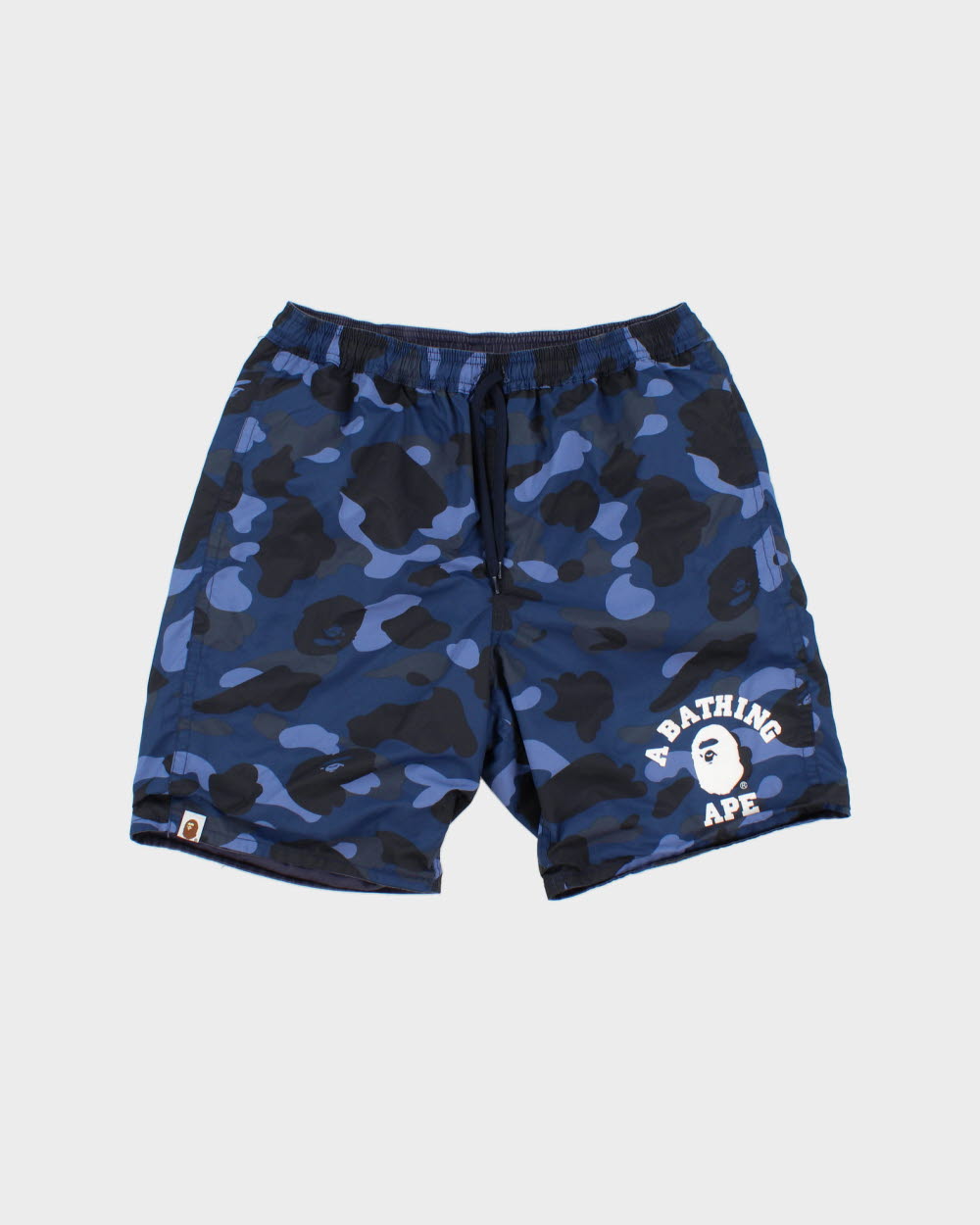 A Bathing Ape Colour Camo Shark Reversible Shell Relaxed Fit Shorts - M