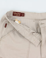 Vintage 1990s Malboro Classic Desert Khaki Canvas Patch Pocket Relaxed Fit Wide Leg Utility Shorts - W36