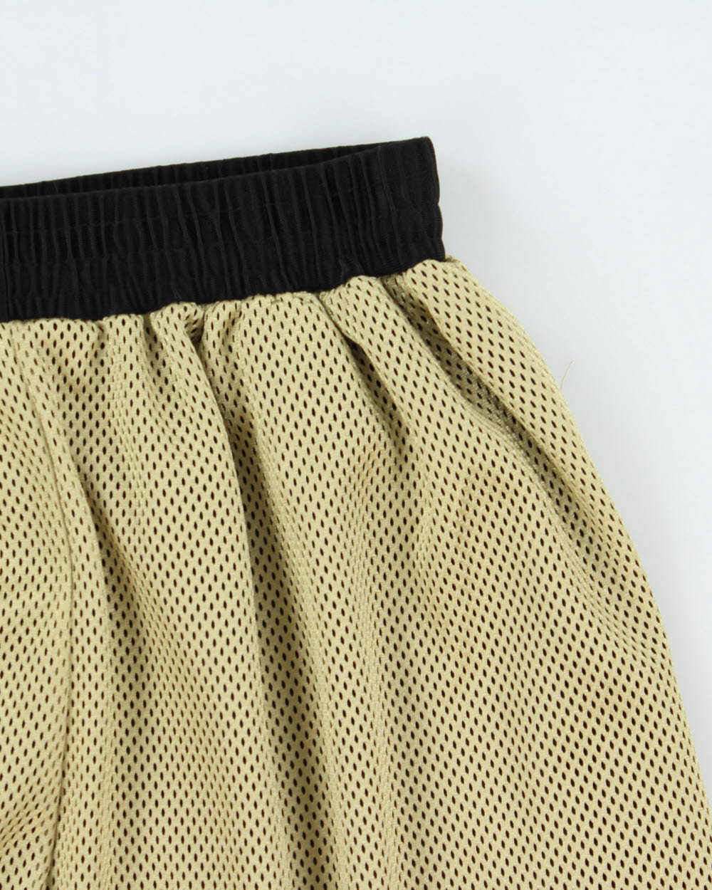 Vintage Y2K 00s Ruff Ryders Gold Embroidered Heavyweight Mesh Relaxed Fit Wide Leg Basketball Shorts -XL