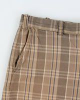 Vintage Eddie Bauer Plaid Legend Wash Relaxed Fit Chino Shorts - W36