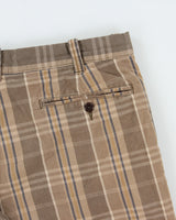 Vintage Eddie Bauer Plaid Legend Wash Relaxed Fit Chino Shorts - W36