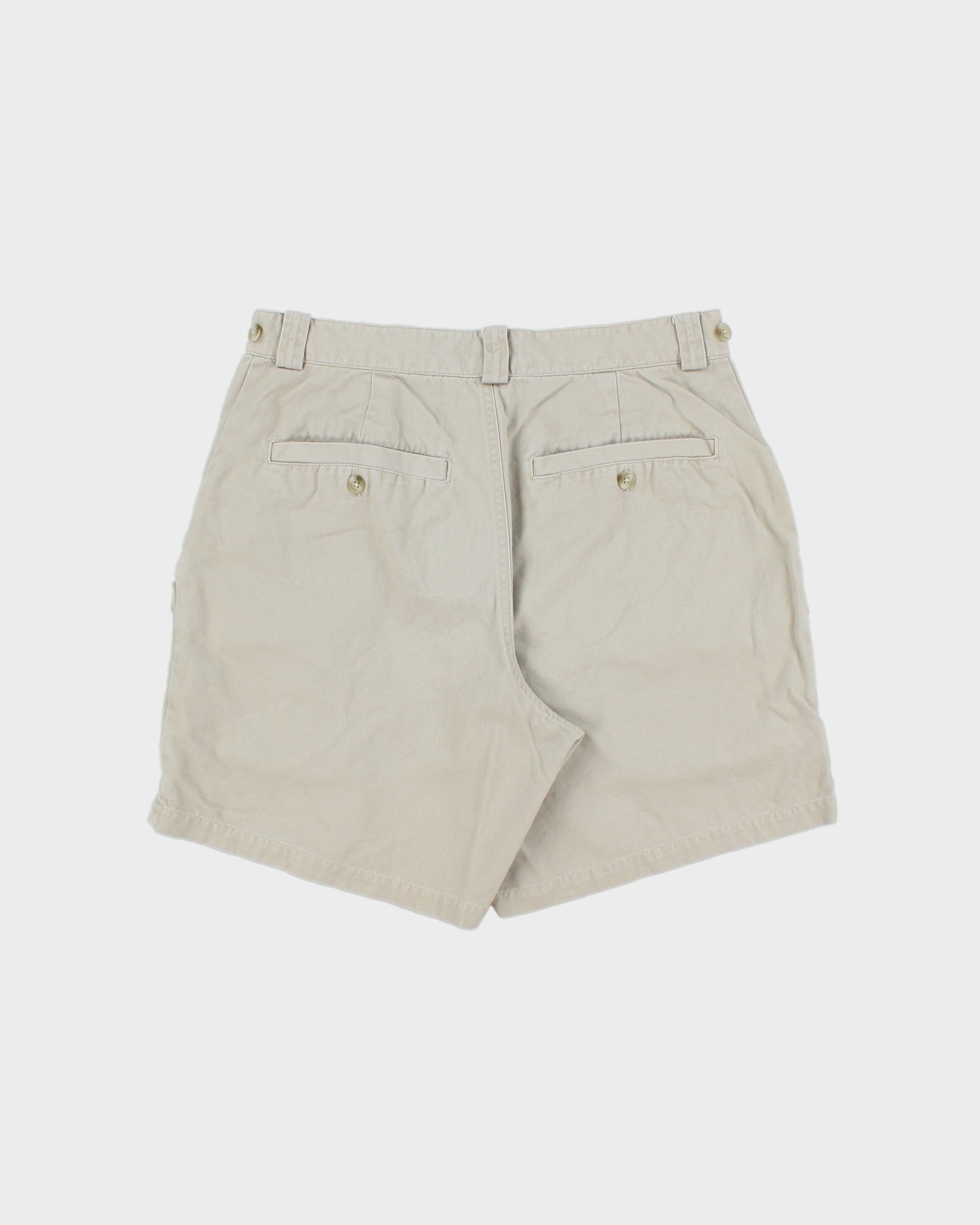 Vintage 1998 Columbia Desert Khaki Canvas Multi-Pocket Relaxed Fit Bermuda Shorts - W30