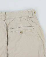 Vintage 1998 Columbia Desert Khaki Canvas Multi-Pocket Relaxed Fit Bermuda Shorts - W30
