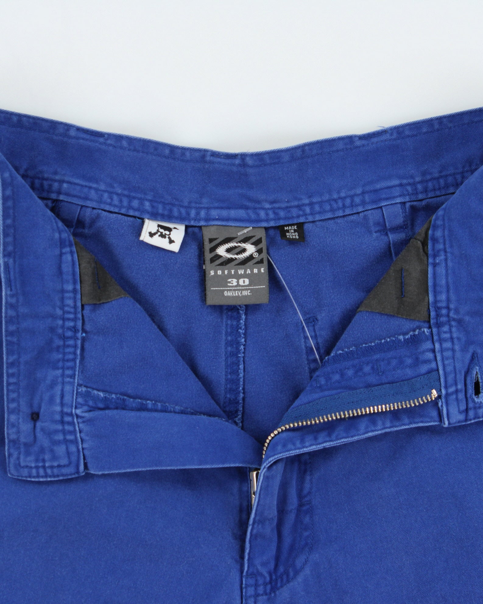 Vintage Y2K 00s Oakley Software Canvas Relaxed Fit Wide Leg Bermuda Shorts - W30