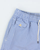 Vintage Y2K 00s Polo Ralph Lauren Gingham Multi-Pocket Relaxed Fit Swim Shorts - M