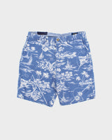 DS Polo Ralph Lauren Pastel Blue Linen Blend Aloha Classic Fit Chino Shorts - W33