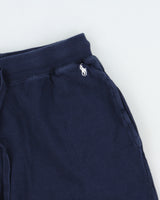 Polo Ralph Lauren Navy Relaxed Fit Casual Waffle-Knit Lounge Shorts - M