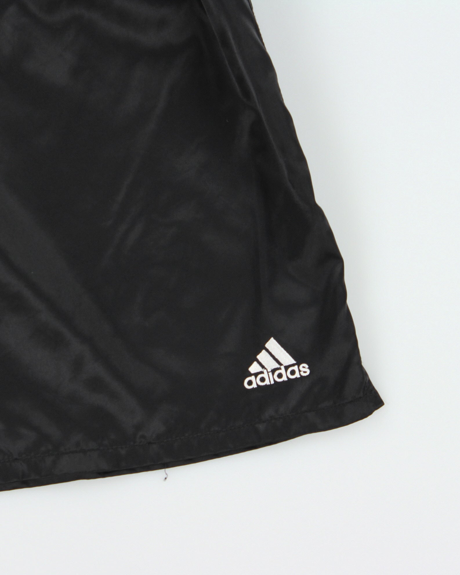 Vintage 1990s Adidas Satin Embroidered Sprinter Shorts - L