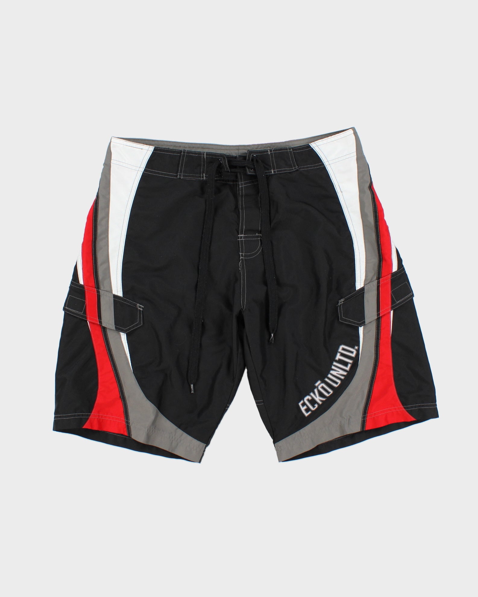 Vintage Y2K 00s Ecko UNLTD Relaxed Fit Wide Leg Shell Board Shorts - W34