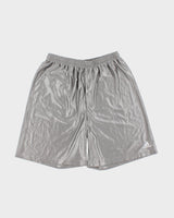 Vintage 1990s Adidas Metallic Satin Relaxed Fit Wide Leg Sport Shorts - M