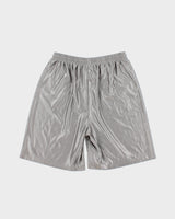 Vintage 1990s Adidas Metallic Satin Relaxed Fit Wide Leg Sport Shorts - M