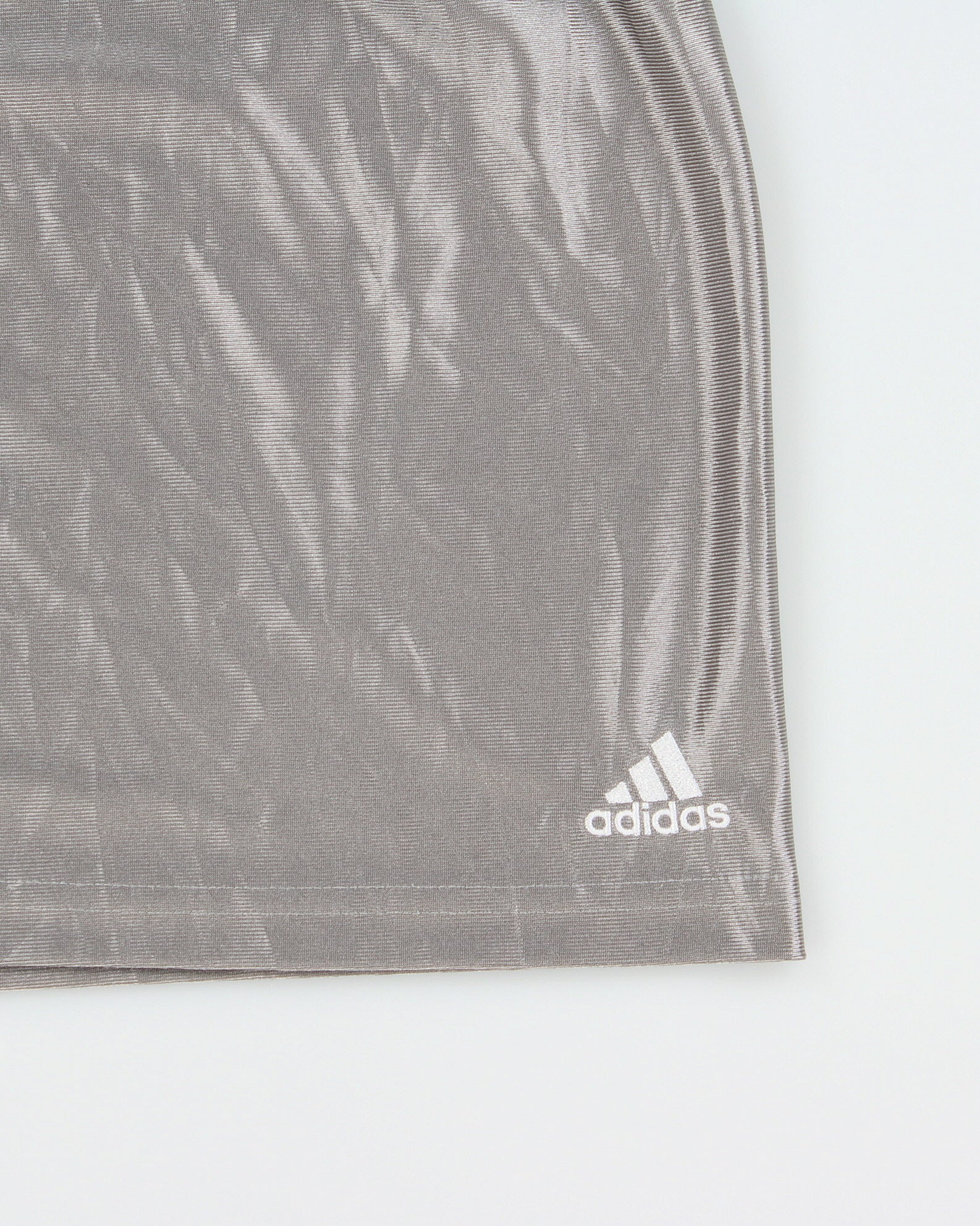Vintage 1990s Adidas Metallic Satin Relaxed Fit Wide Leg Sport Shorts - M
