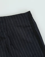 Vintage Y2K 00s Quiksilver Navy Pinstriped Relaxed Fit Shell Board Shorts - W30