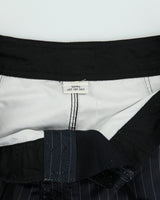 Vintage Y2K 00s Quiksilver Navy Pinstriped Relaxed Fit Shell Board Shorts - W30
