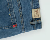 Vintage Y2K 00s Ecko UNLTD Denim Foundry-Fit Relaxed Fit Wide Leg Carpenter Jean Shorts - W38