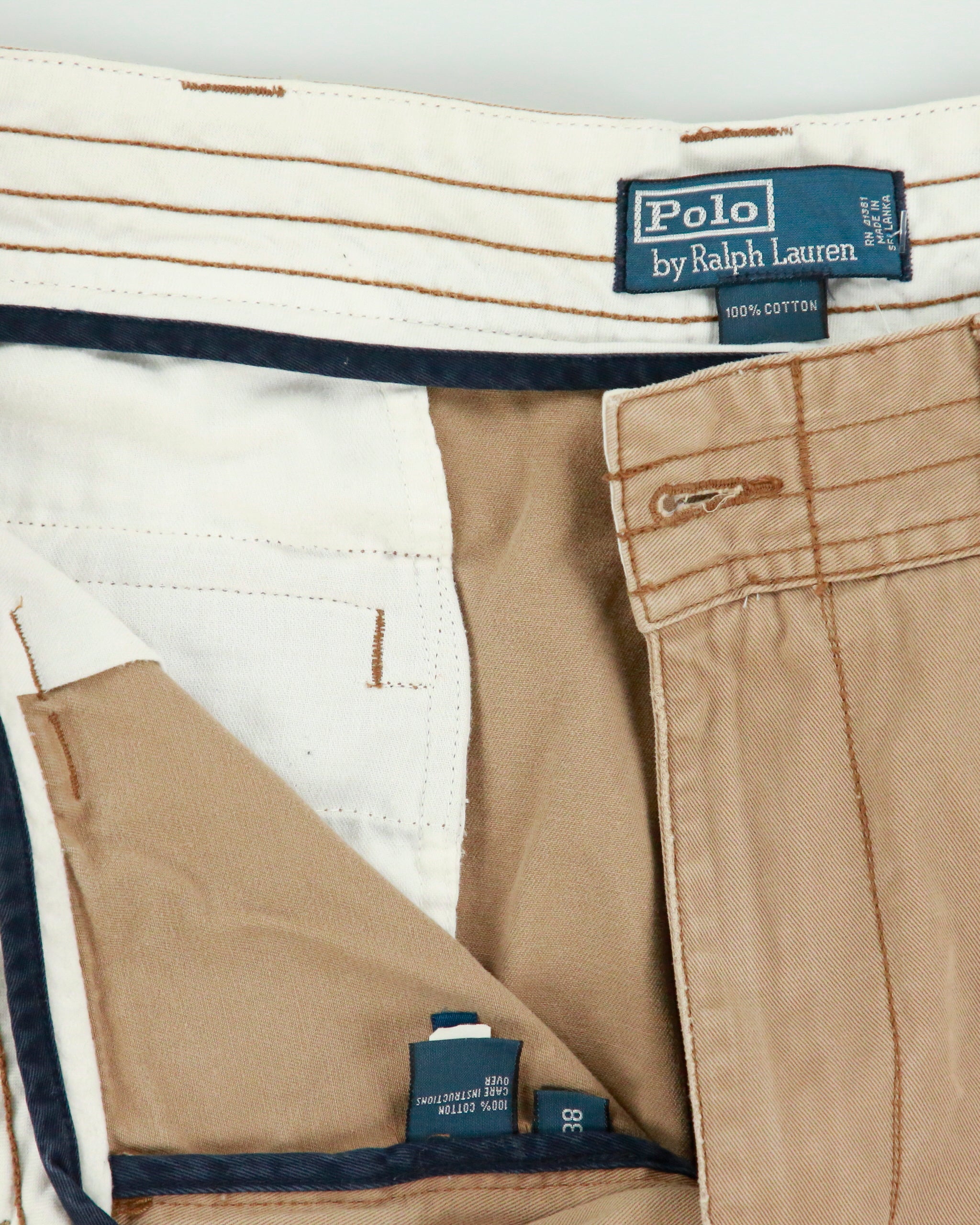 Vintage 1990s Polo Ralph Lauren Multi Pocket Carp Shorts - W38