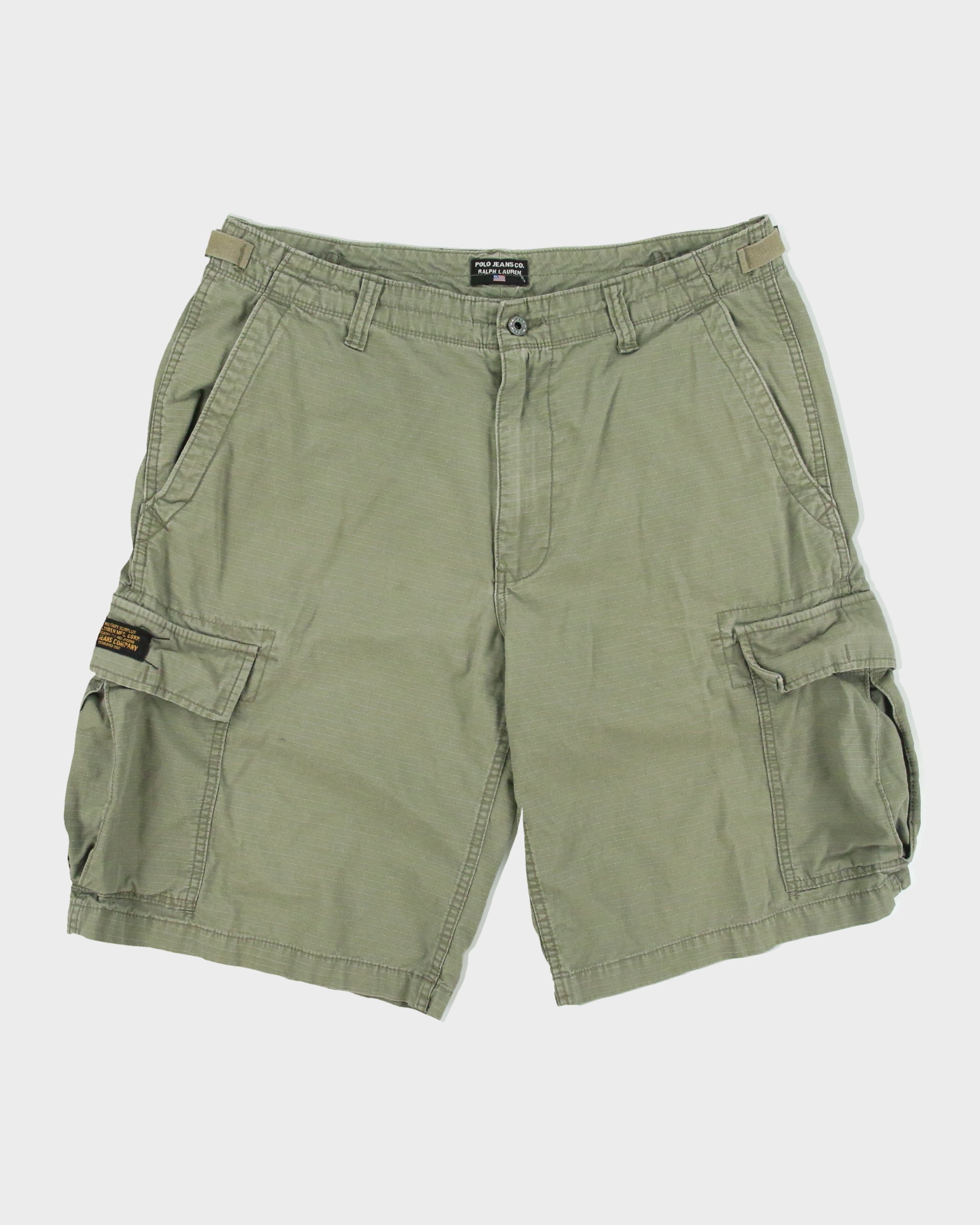 Vintage Y2K 00s Polo Jean Co Ralph Lauren Multi Pocket Cargo Shorts - W36