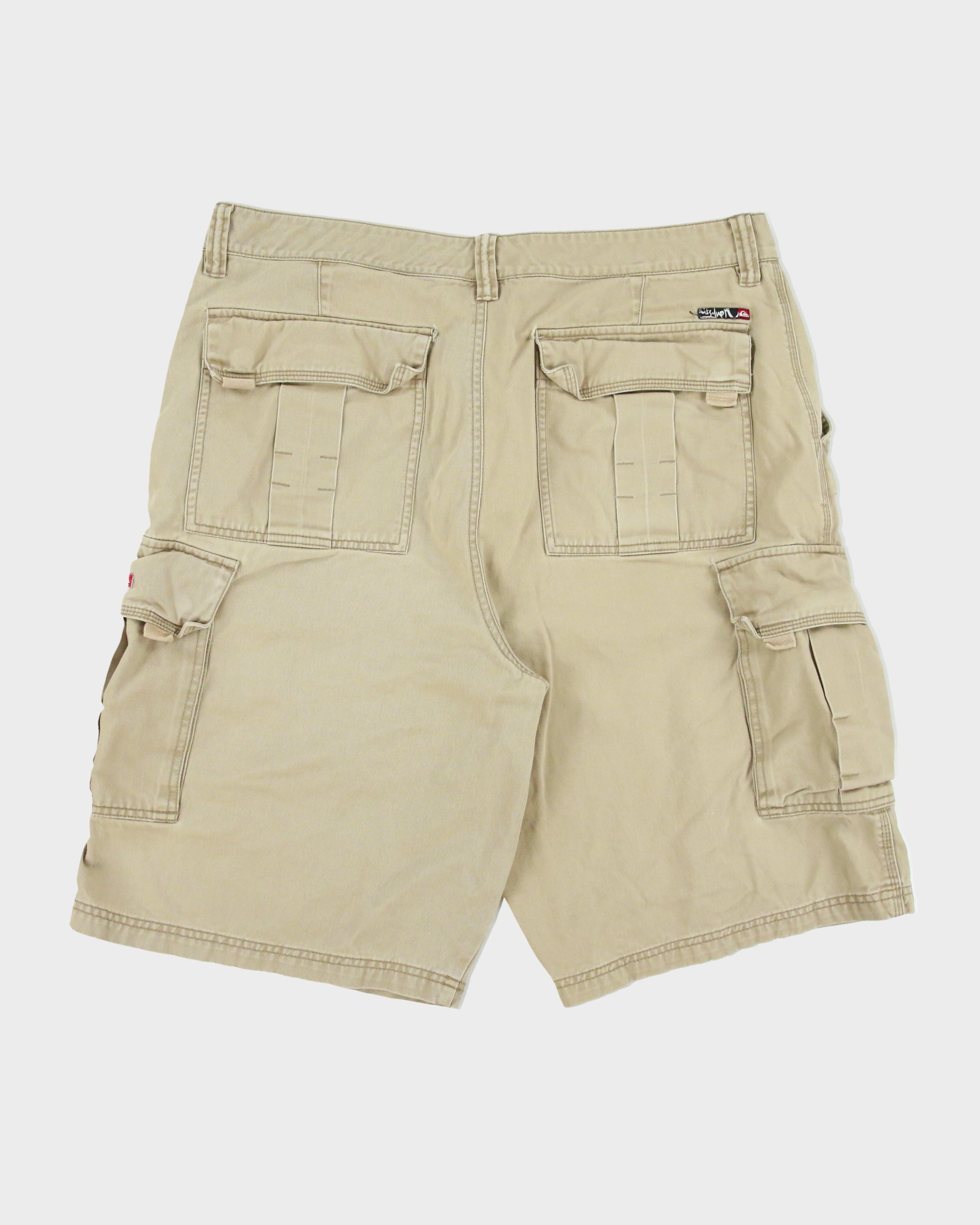 Vintage Y2K 00s Quicksilver Multi Pocket Baggy Cargo Shorts - W35
