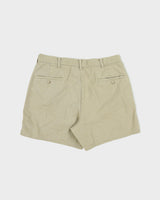 Vintage 1990s Polo Ralph Lauren Made In USA Pleated Cotton Chino Shorts - W32