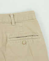 Vintage 1990s Polo Ralph Lauren Made In USA Pleated Cotton Chino Shorts - W32