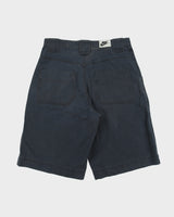 Vintage Y2K 00s Nike Patch Pocket Relaxed Fit Baggy Canvas Shorts - W34
