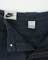 Vintage Y2K 00s Nike Patch Pocket Relaxed Fit Baggy Canvas Shorts - W34