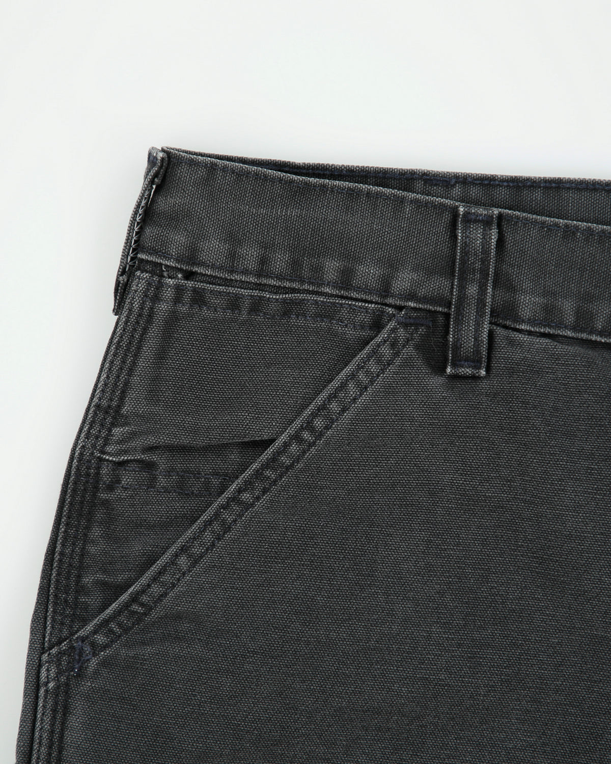 Vintage 1997 Carhartt WU1905 Union Made In USA Black Duck Canvas Relaxed Fit Carpenter Shorts - W33