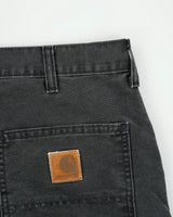 Vintage 1997 Carhartt WU1905 Union Made In USA Black Duck Canvas Relaxed Fit Carpenter Shorts - W33