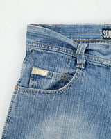 Vintage Y2K 00s Southpole Stone Wash Denim Relaxed Fit Baggy Jean Shorts - W30