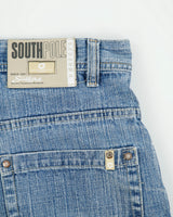 Vintage Y2K 00s Southpole Stone Wash Denim Relaxed Fit Baggy Jean Shorts - W30