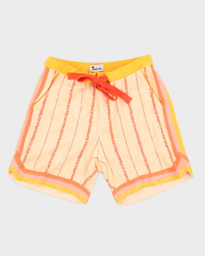 Tombolo Terry Towelling Peach Shorts - M
