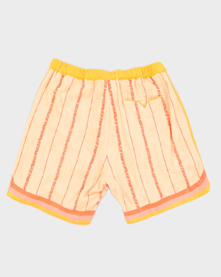 Tombolo Terry Towelling Peach Shorts - M