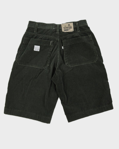 Vintage 90s Levi's Green SilverTab Cord Shorts - W30