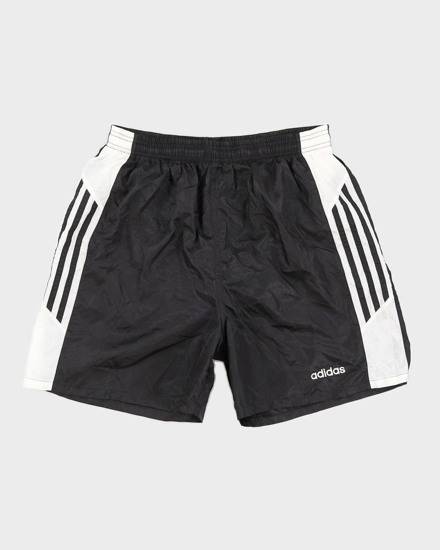 Vintage 90s Adidas Black Sports Shorts - W30