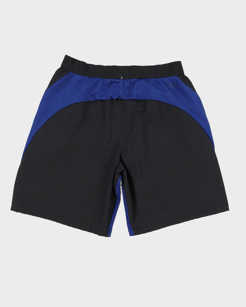 Adidas Black / Blue Nylon Shorts - W32