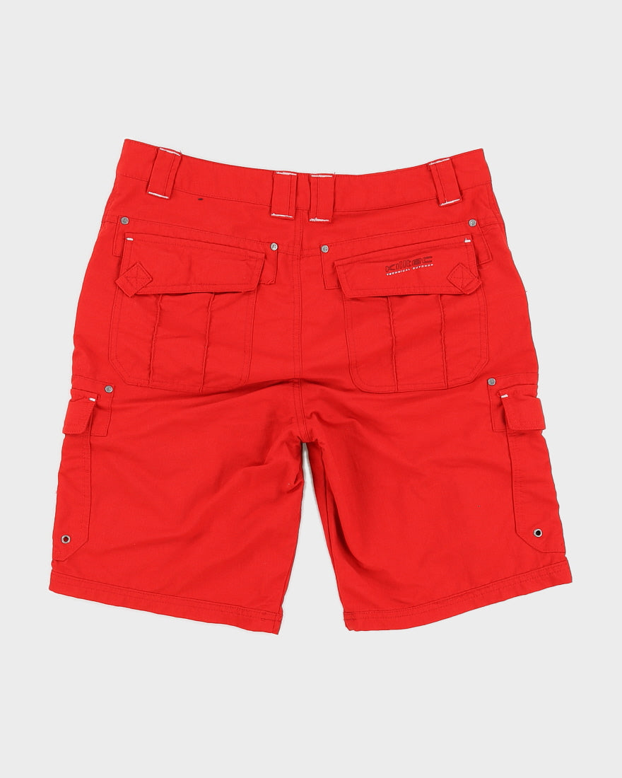 Killtec Red Nylon Work Shorts - W33