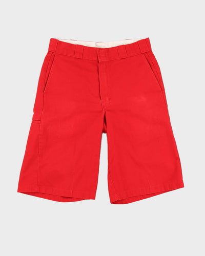 Dickies Red Loose Fit Shorts - W32