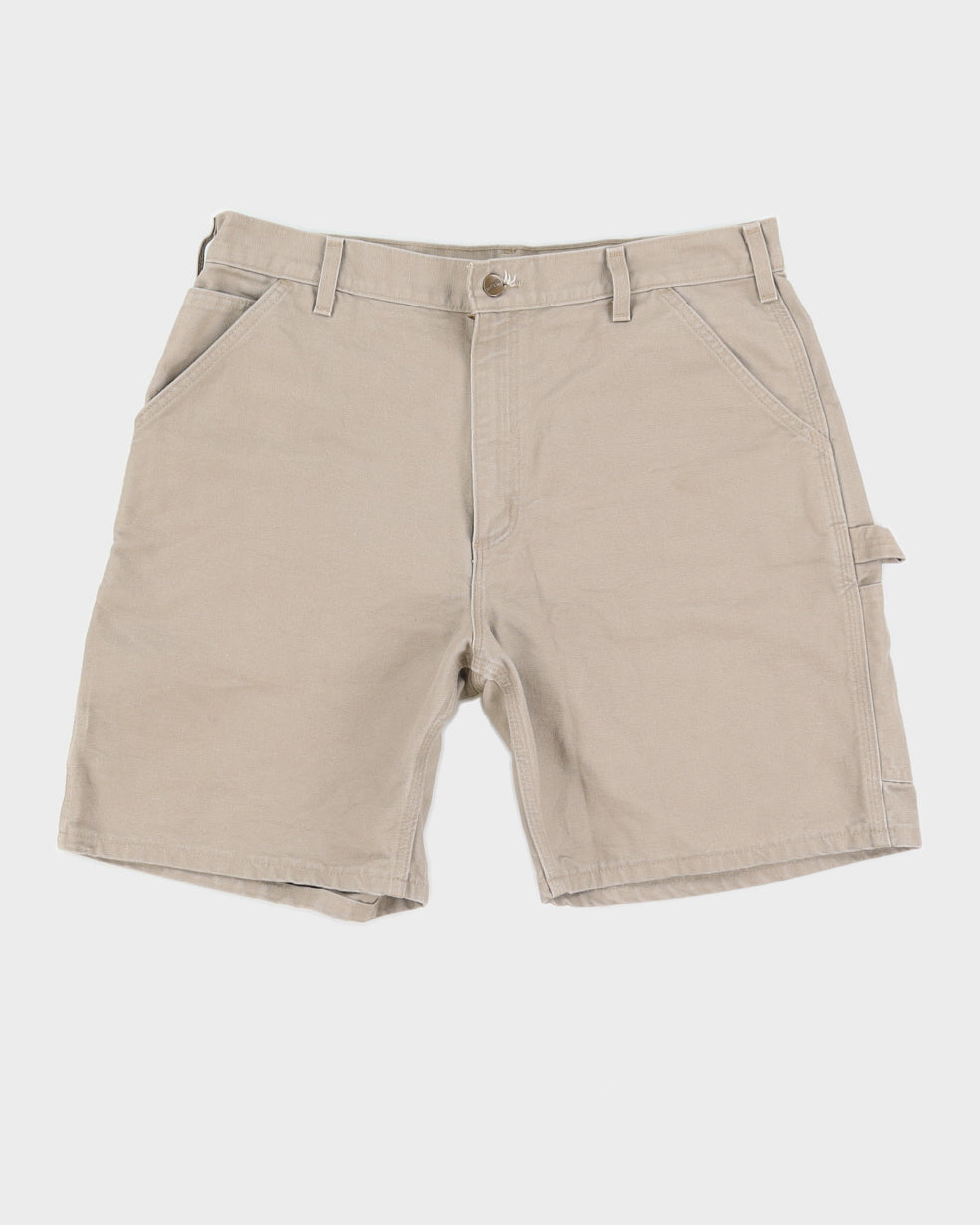 Carhartt Beige Relaxed Fit Cargo Shorts - W36