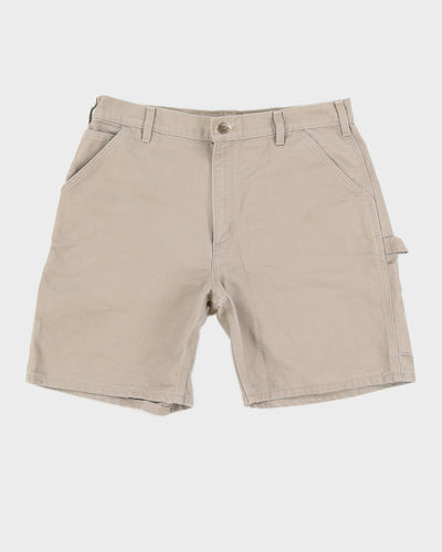 Carhartt Beige Relaxed Fit Cargo Shorts - W36