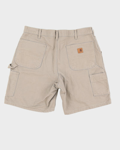 Carhartt Beige Relaxed Fit Cargo Shorts - W36