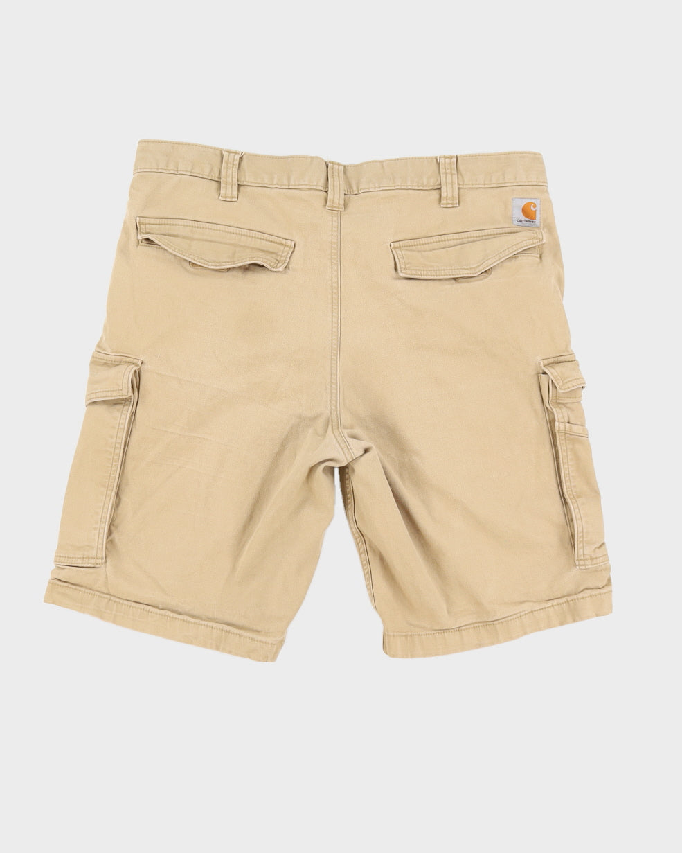 Carhartt Beige Relaxed Fit Cargo Shorts - W38