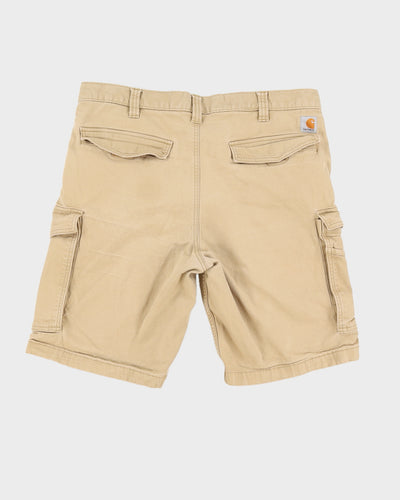 Carhartt Beige Relaxed Fit Cargo Shorts - W38