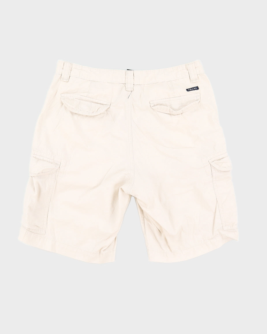 Chaps Cream Cargo Shorts - W33