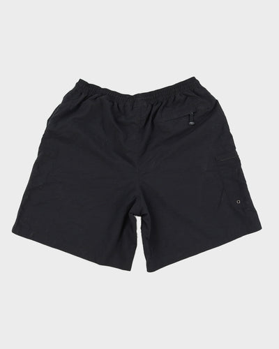 Y2K 00s Adidas Black Nylon Shorts - XL