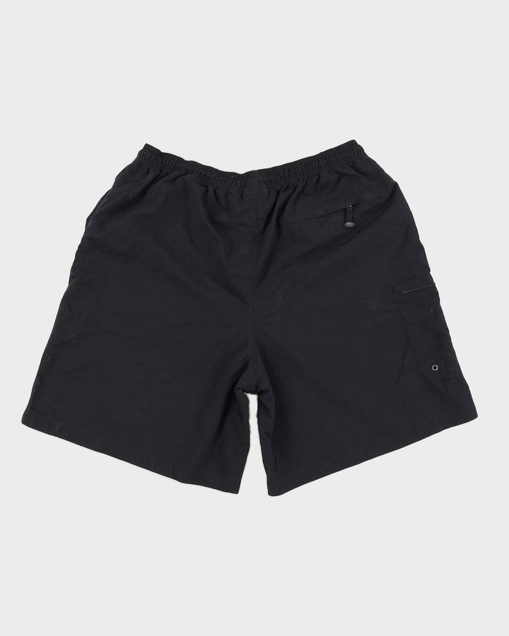 Y2K 00s Adidas Black Nylon Shorts - XL