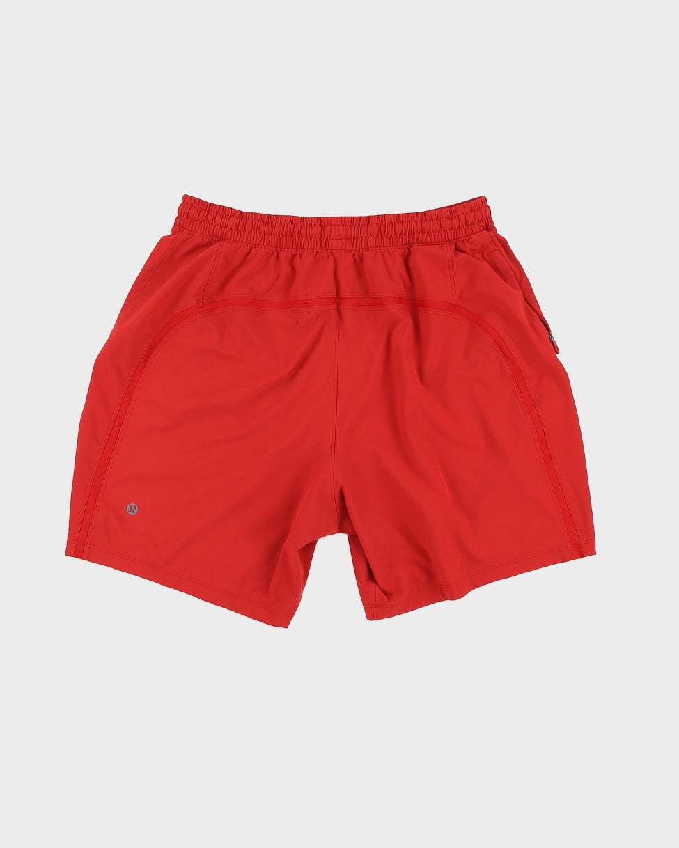 Lululemon Red Sports Shorts - W30