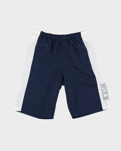 Y2K 00s Nike Navy Board Shorts - S